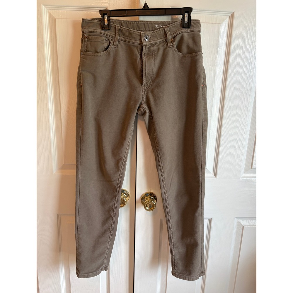 The Normal Brand Puremeso 5-Pocket Khaki Pants Tan Slim Fit 31x30 TNB002015